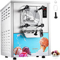 VEVOR Commercial Ice Cream Machine, 20-25L/H Yield, 2400W 1-Flavor Hard Serve Ice Cream Maker, 8L Stainless Steel Cylinder, Digital Display Auto Clean Adjustable Hardness, for Restaurant Snack Bars