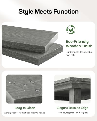 Lift Top Coffee Table with Open and Hidden Storage, Modern Fluted Design S200567