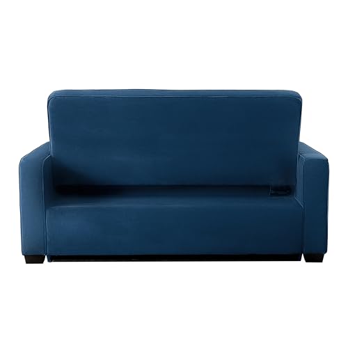 Convertible Sleeper Sofa, Queen Size, Navy Q5867