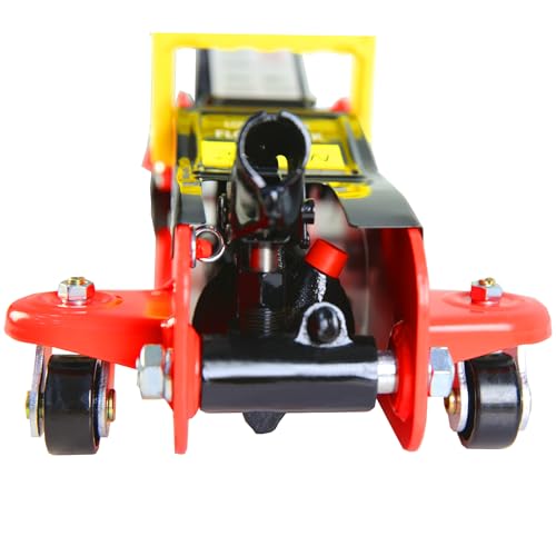 Heavy Duty Hydraulic Floor Jack, Low Profile Steel Racing Jack, 2 Ton Capacity, Blue H1350