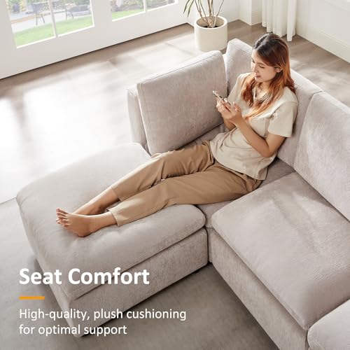 Modular Sectional Sofa with Ottoman for Small Apartments G42700
