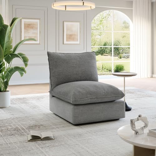Modular Sectional Sofa, Waterproof Down Filled, Dark Gray C7587