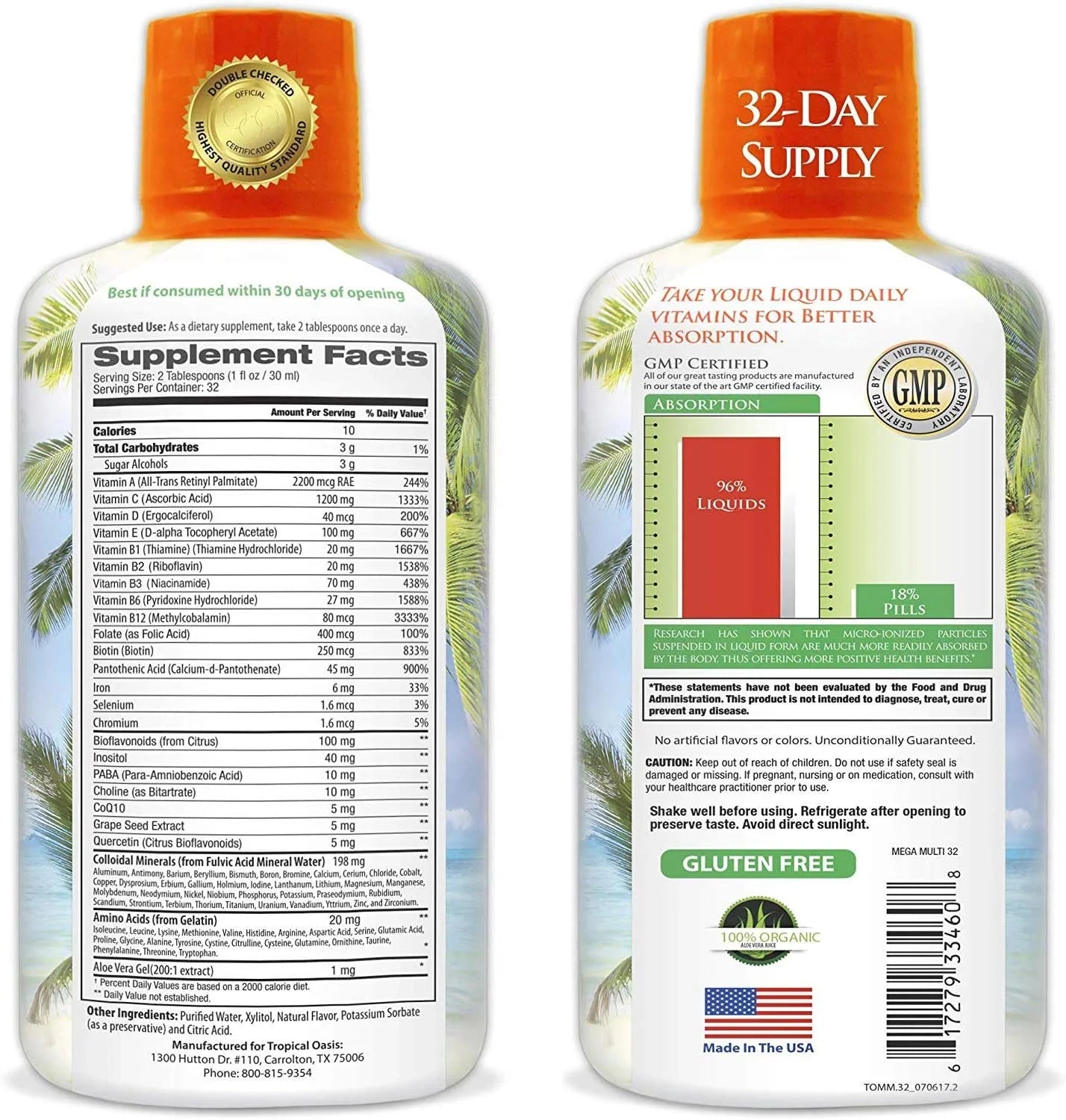 Multi-Vitamin Liquid 32 fl oz E351805