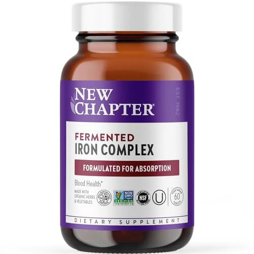 Iron Supplement with Organic Vegetables & Herbs, 60 Count X831682