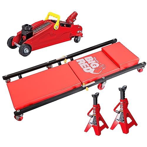 Hydraulic Trolley Floor Jack with Storage Case, 1.5 Ton Capacity G957043