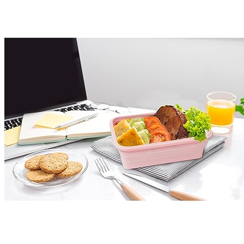 Collapsible Food Storage Containers with Airtight Lids, Microwave Safe S401756