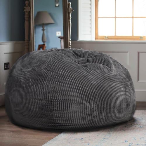 Faux Fur Bean Bag Chair for Adults with Filling Q65946
