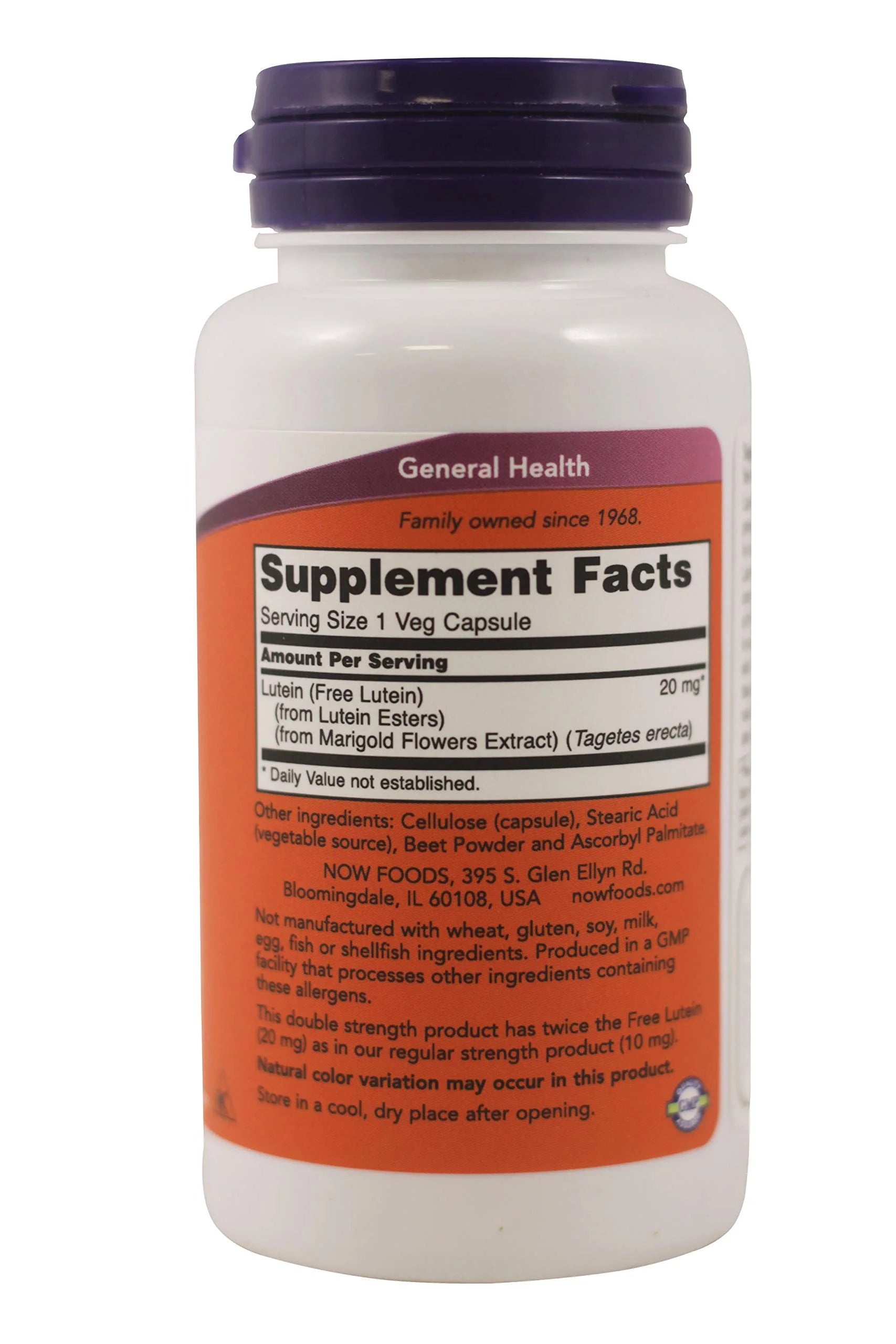 Lutein 20 mg Eye Health Support, 90 Vegetable Capsules P429709