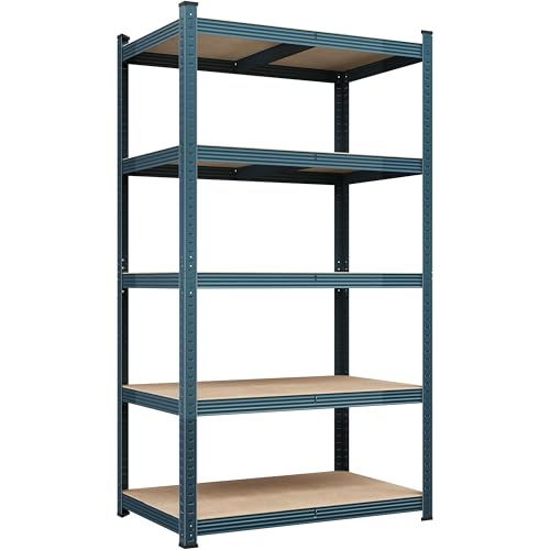 5-Tier Adjustable Metal Shelving Unit for Garage, Pantry, and Warehouse M7734