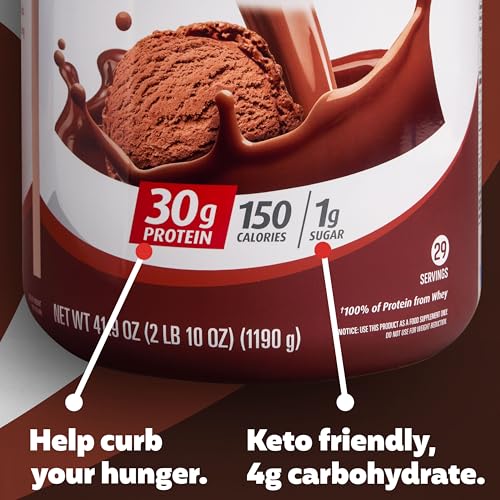 Vanilla Milkshake Protein Powder, 30g Protein, 1g Sugar, 17 Servings W26910