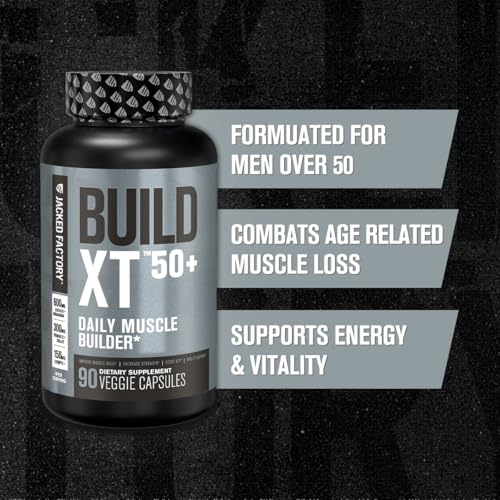 Daily Muscle Builder Supplement for Strength & Growth - 60 Veggie Pills U9496
