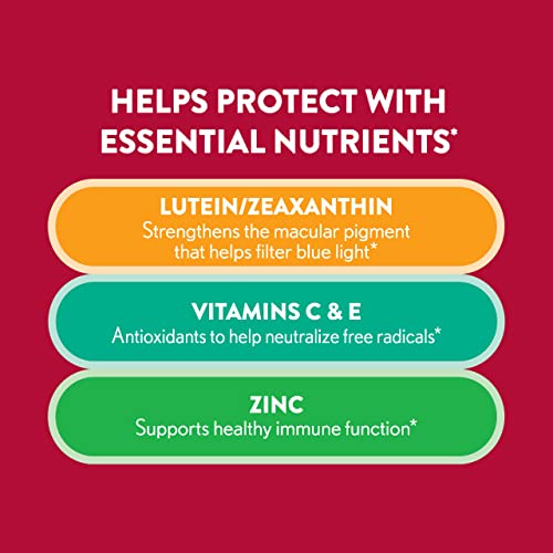 Vitamin & Mineral Supplement Gummies for Eye Health, Mixed Fruit, 60 Count L5921