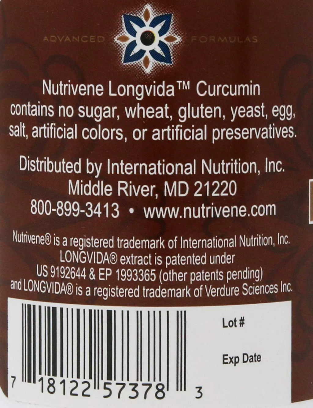 Curcumin 500 mg, 60 capsules T450627