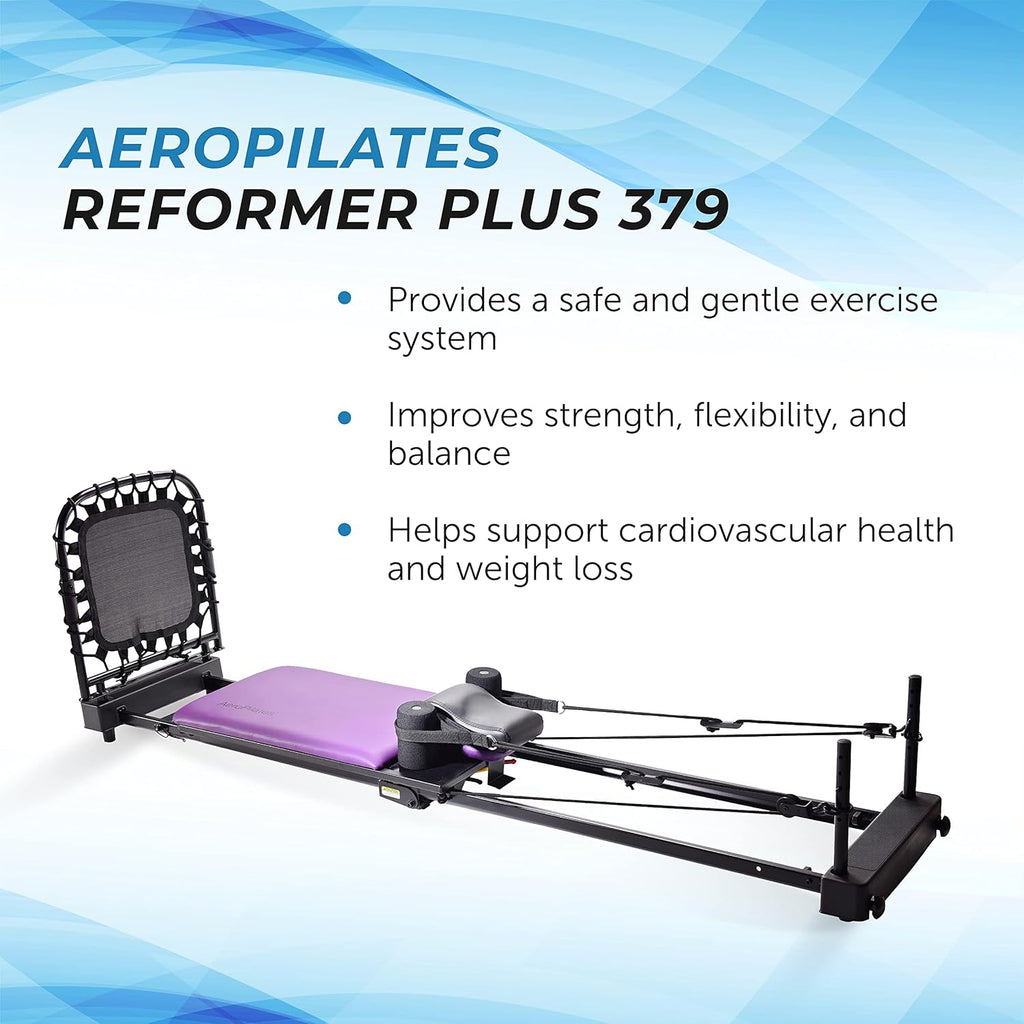 Pilates Reformer Workout Machine for Home Gym with Cardio Rebounder Q517482