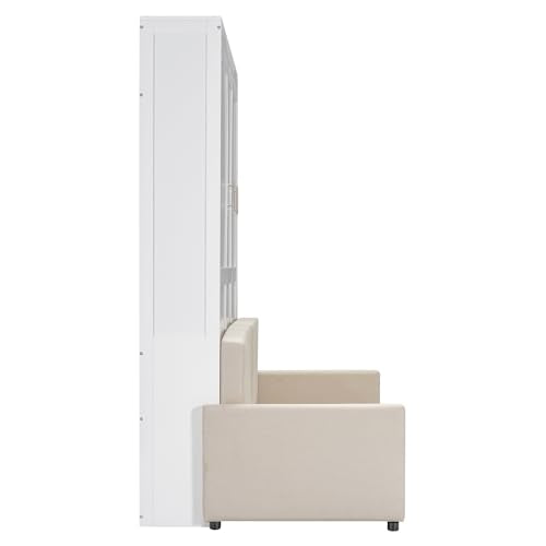 Queen Size Murphy Wall Bed with Cushion and Sofa R335677