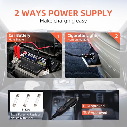 Car Jack 5 Ton 12V Hydraulic Floor Jack with Tire Pump for SUV Truck Sedan Y8373