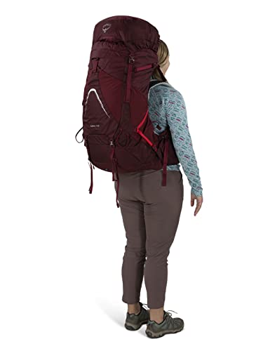 Women's 65L Backpacking Backpack, Antidote Purple R227