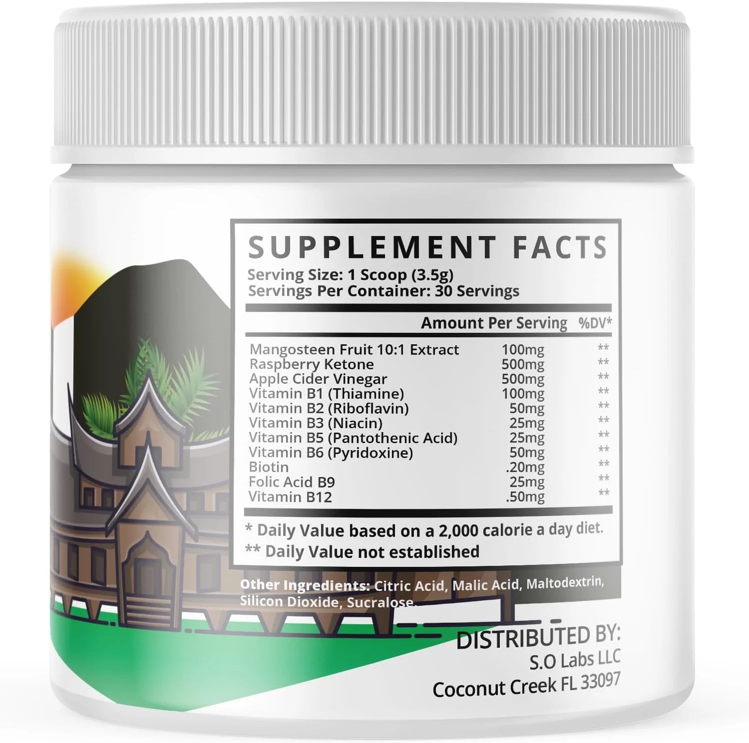 Dietary Supplement Powder Shake Mix for Energy & Metabolism W663631