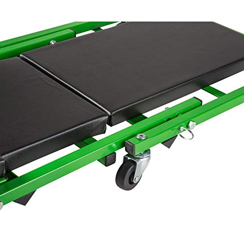 Mechanic Creeper 300 Lbs Black/Green J478