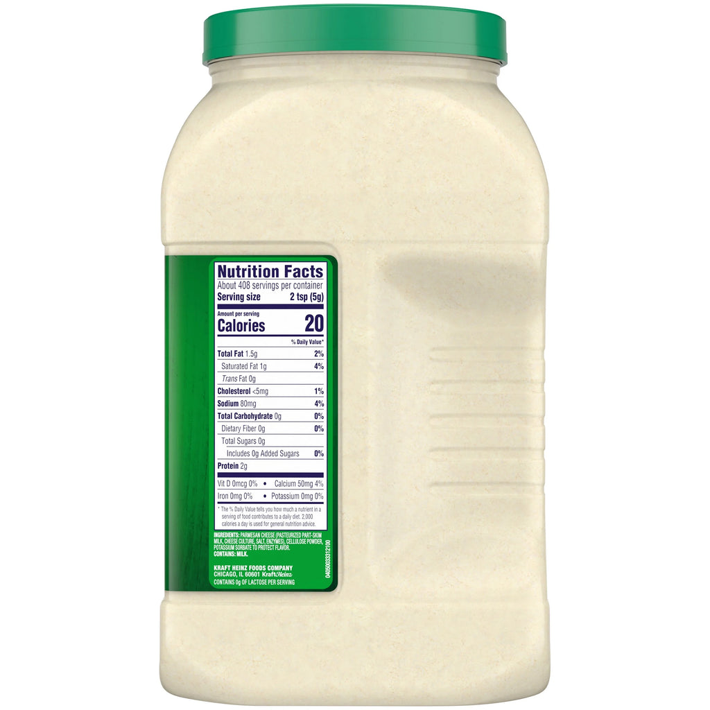 Parmesan Grated Cheese, 4.5 lb Jug X97288
