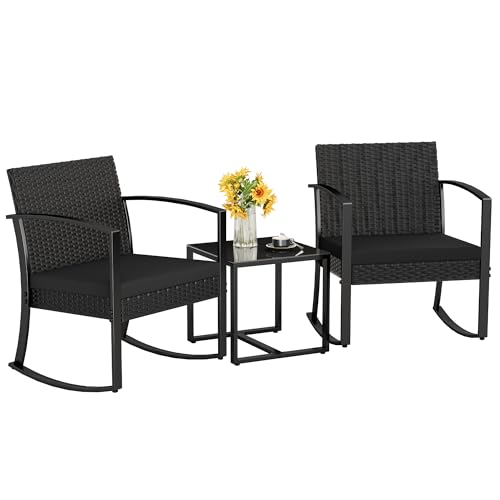 Outdoor Bistro Set 3 Piece with Cushions and Table C662