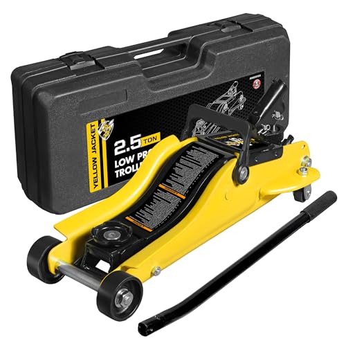 2.5 Ton Trolley Jack with Carrying Case Hydraulic Low Profile Floor Jack for Cars C877326