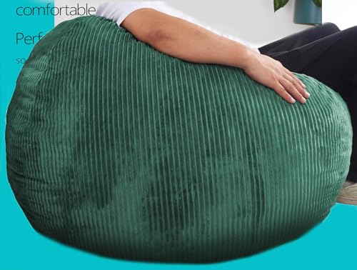 Faux Fur Bean Bag Chair for Adults with Filling Q65946
