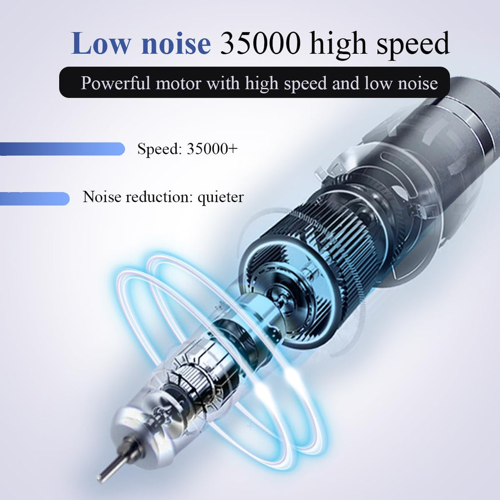 Nail Drill Machine, Portable Rechargeable for Acrylic Nails N9038