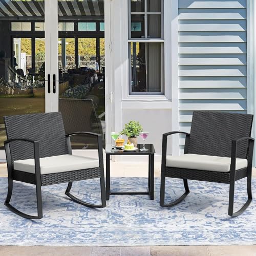 Outdoor Bistro Set 3 Piece with Cushions and Table C662