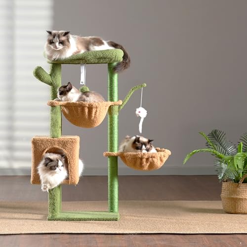 Cat Tree Tower with Scratching Post for Indoor Cats I182