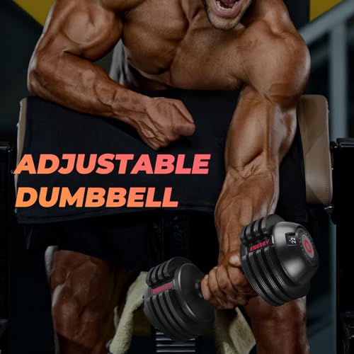 Adjustable Dumbbells, 5 Weight Options with Anti-Slip Metal Handle G826736
