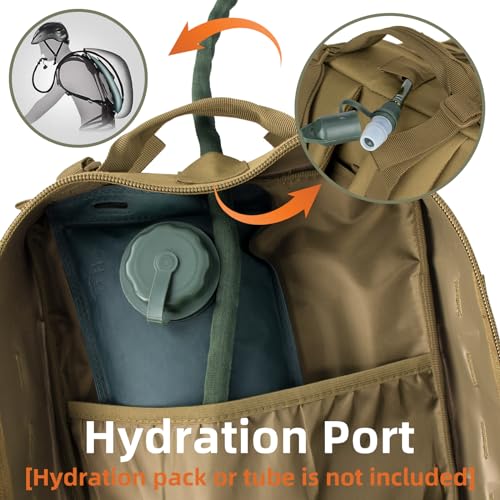 Tactical Backpack 45L Assault Pack 3 Day Molle Daypack Camping Outdoor Rucksack G668