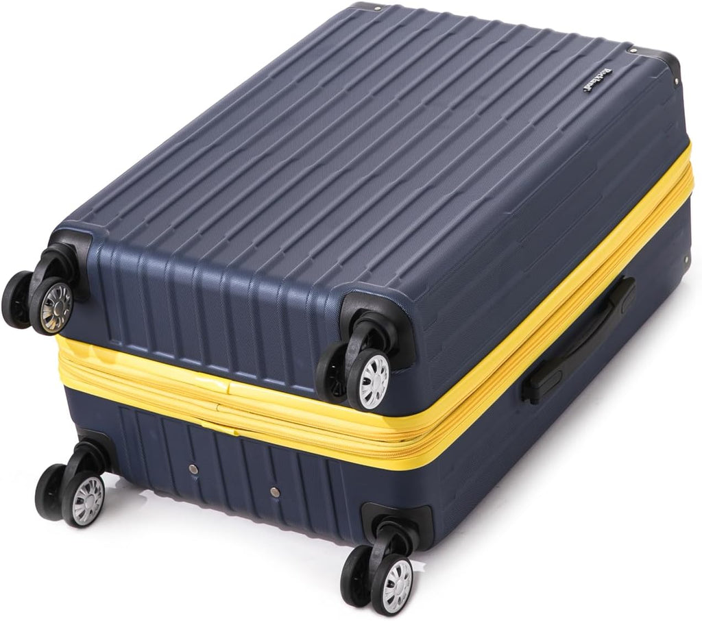 Hardside Spinner Carry On Luggage Set with Tote, Navy R577956