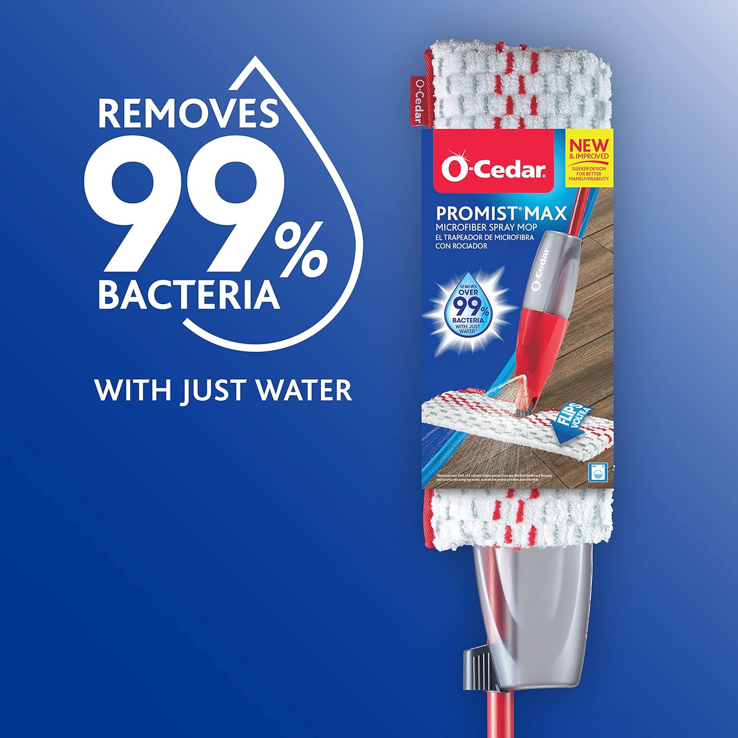 Microfiber Spray Mop with 4 Extra Refills F21225