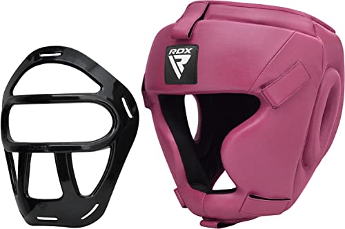 Boxing Headgear MMA Muay Thai with Removable Face Grill for Sparring Training M748