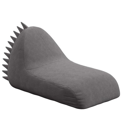 Unicorn Bean Bag Chair for Kids with Filler, Corduroy Floor Lounger, Pink W9694