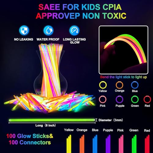 84PCS LED Glowing Party Glasses for Kids Adults K691