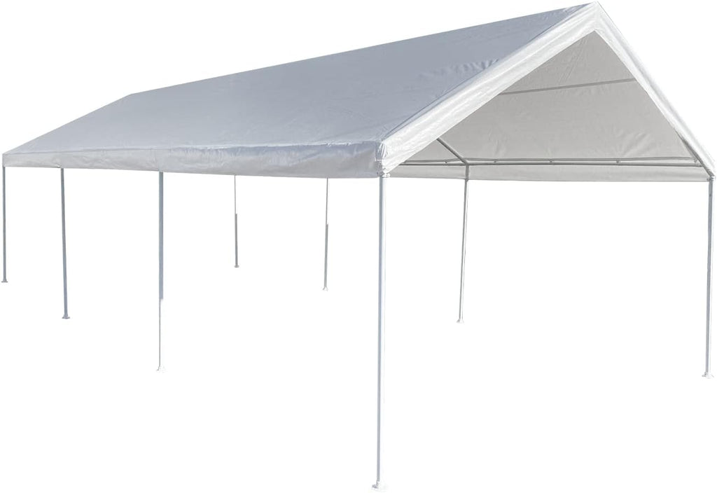 12x26 Carport Shelter, White I481609