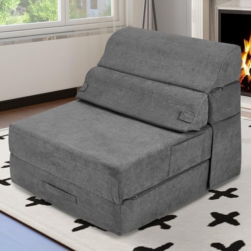 Folding Sofa Bed Convertible Sleeper Chair with Back Support I89003