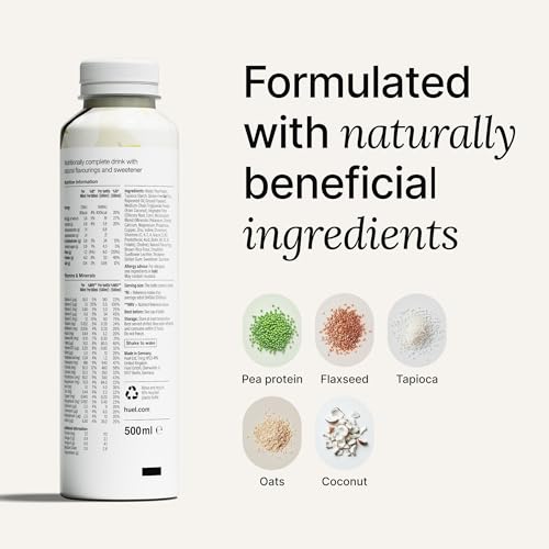 Chocolate Meal Replacement Drink, High Protein, Plant Based, 16.9 Fl Oz (12 Pack) T510