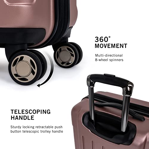 Expandable 8-Wheel Spinner Hardside Suitcase, 20-Inch Carry On I105704