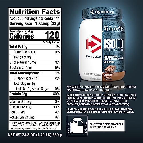 Whey Protein Powder Isolate, Cookies & Cream, 25g Protein I356