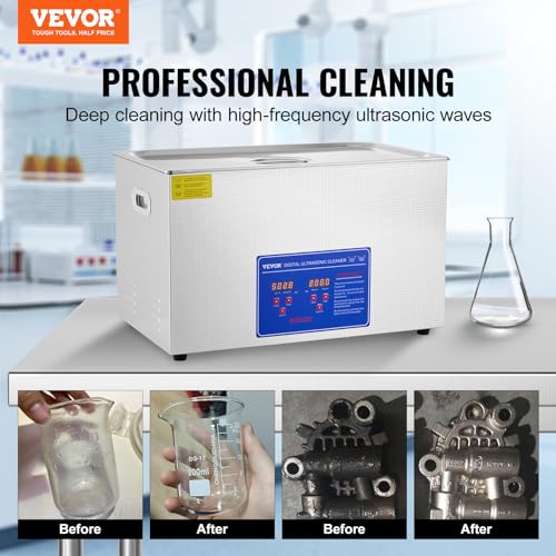 Ultrasonic Cleaner 15L with Digital Timer and Heater E27952