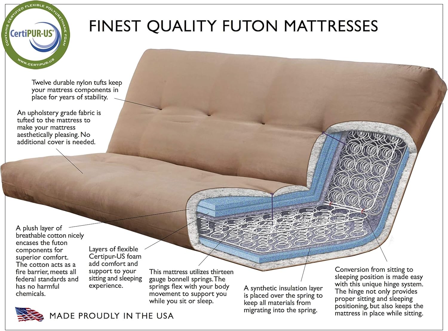 Full Size Futon Set V516