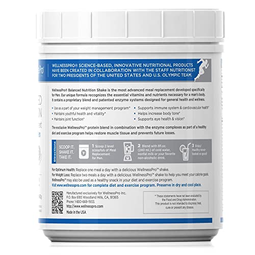 Men’s Meal Replacement Shake, Vanilla, 20g Protein, Gluten Free I66694