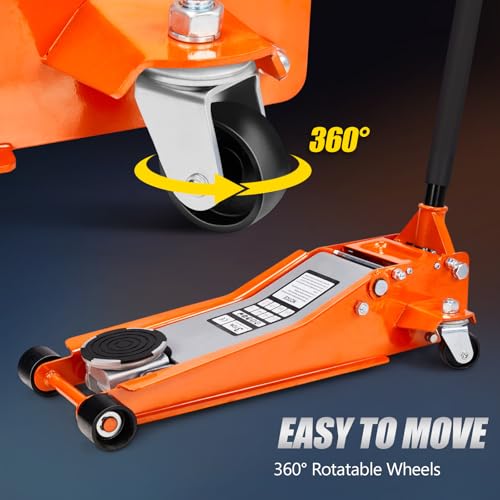 3 Ton Low Profile Floor Jack with Hydraulic Lift L3424