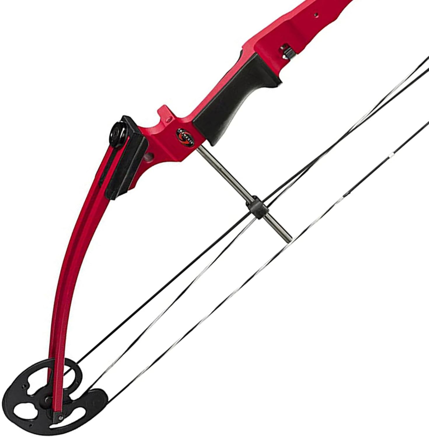 Compound Bow Archery Kit with Adjustable Draw Length and Weight, Left-Handed, Red H337