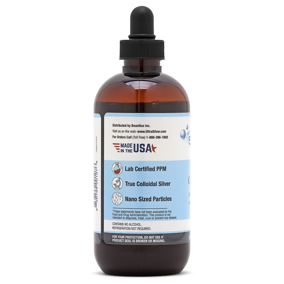 Colloidal Silver Mineral Supplement with Dropper W731