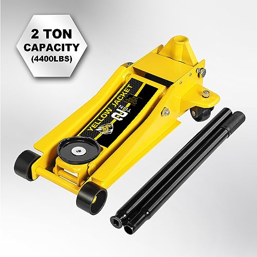 2.5 Ton Trolley Jack with Carrying Case Hydraulic Low Profile Floor Jack for Cars C877326