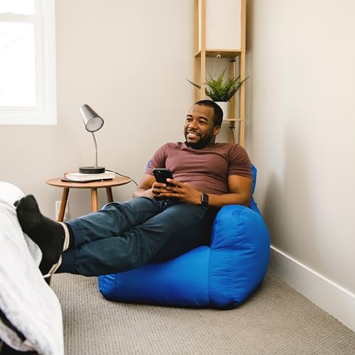 Dorm Bean Bag Chair with Drink Holder and Pocket, 3 feet R2503